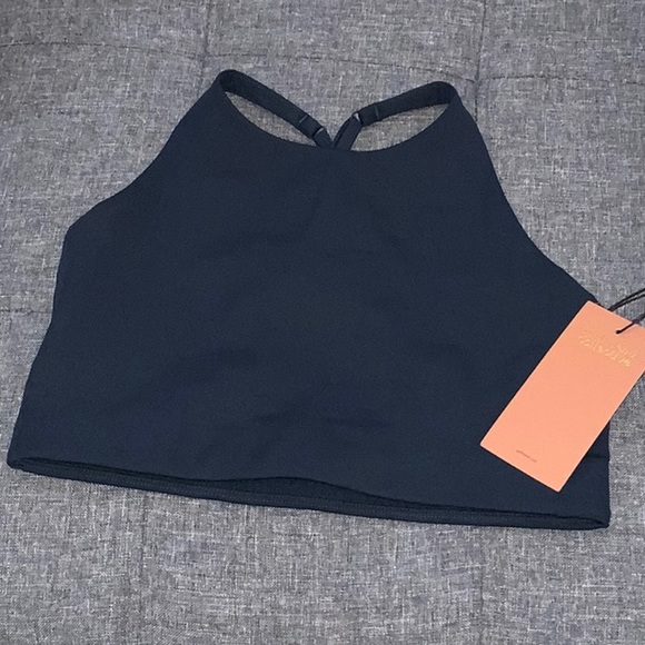 NWT Girlfriend Collective
Topanga Criss Cross Sports Bra Medium Navy - Picture 3 of 8